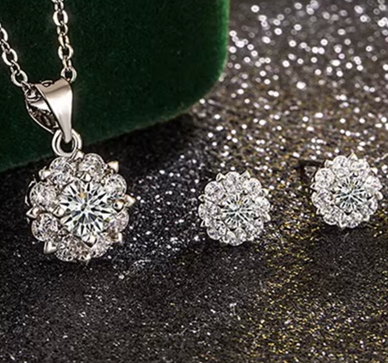 Exquisite 925 Sterling Silver AAAAA Zirconia Jewelry Set for Women