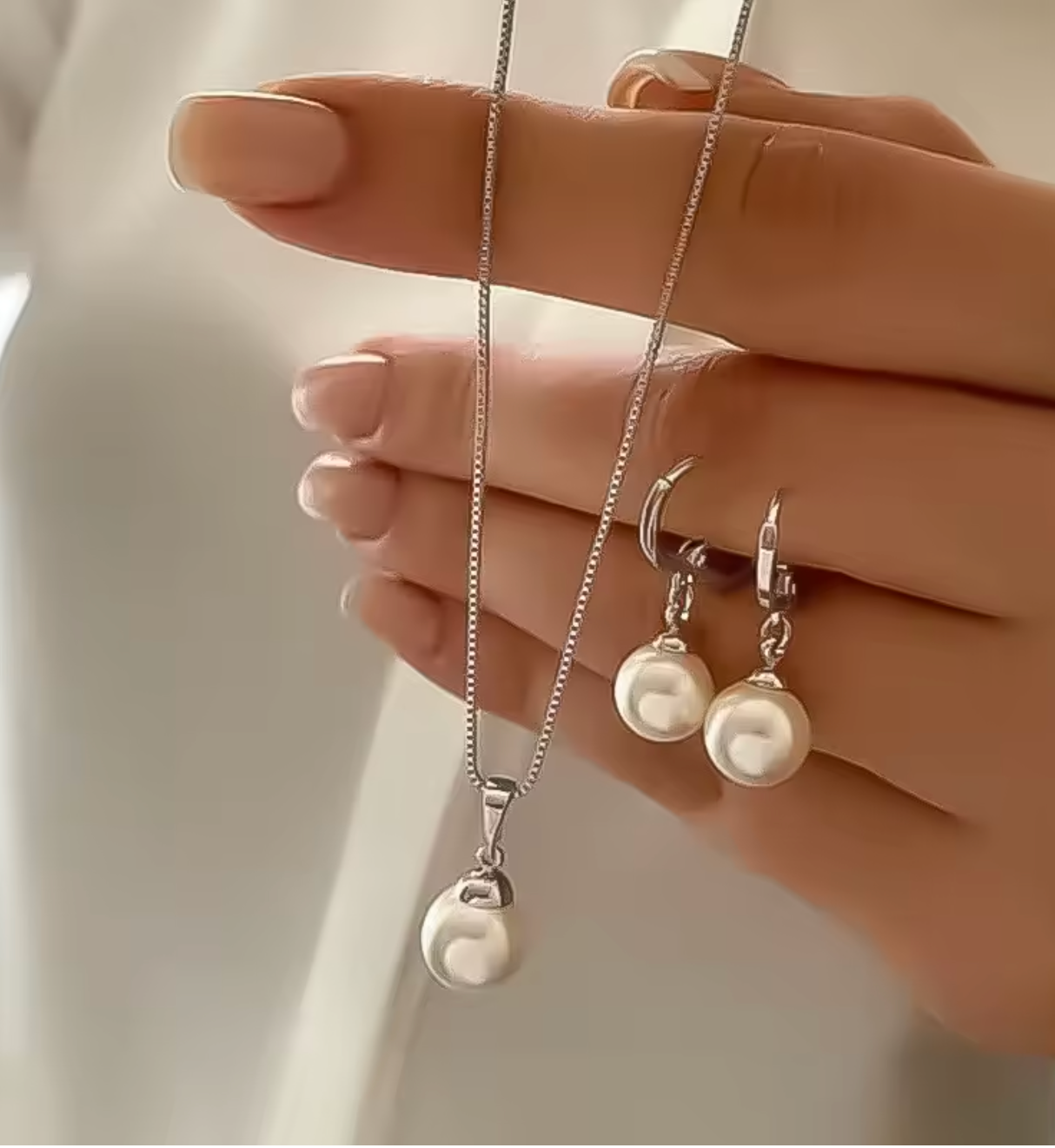 Fashion Pearl Jewelry Set for Women