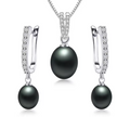Horseshoe Freshwater Pearl Jewelry Set for Women