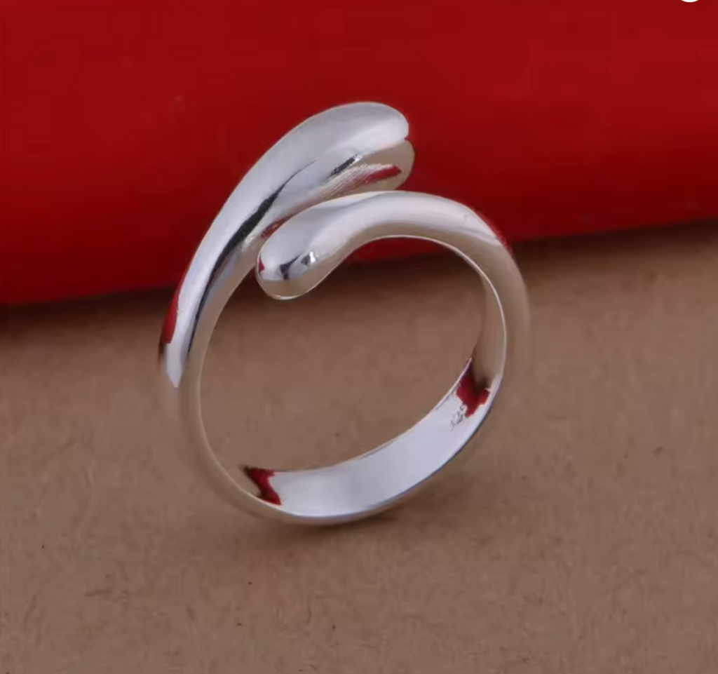 Fashion S925 Silver Needle Water Drop Jewelry Set for Women